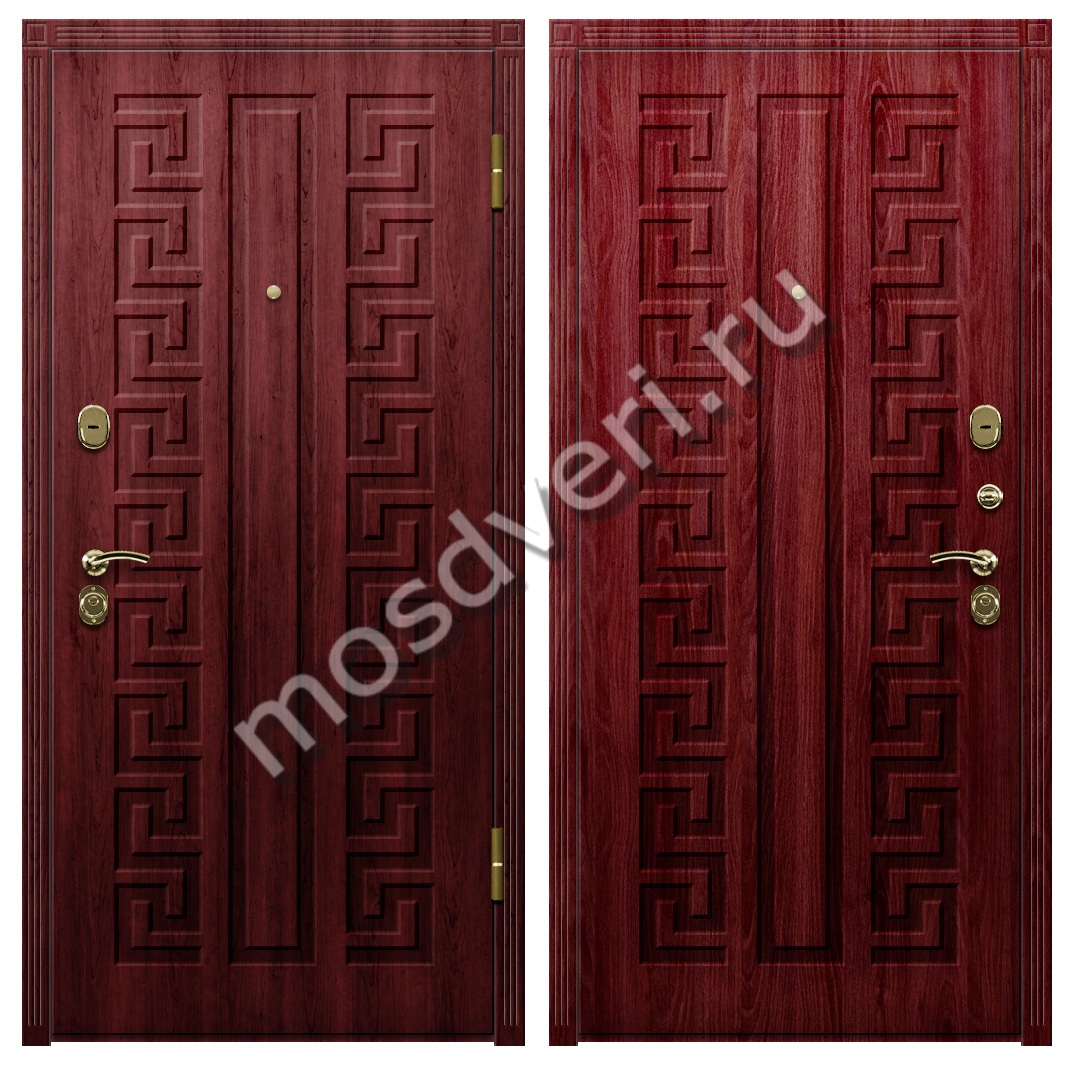 Металлическая уличная дверь винорит для коттеджа - купить от производителя Мосдвери Металлическая уличная дверь винорит для коттеджа