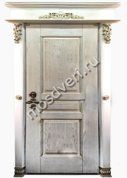 Элитная дверь с декором, отделка филенчатым МДФ - купить от производителя Мосдвери Элитная дверь с декором, отделка филенчатым МДФ